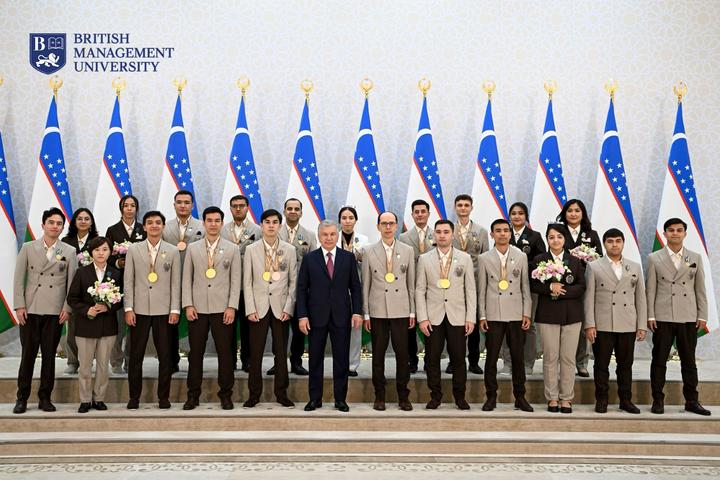 BMU Student Selbi Kakishova Receives Presidential Award